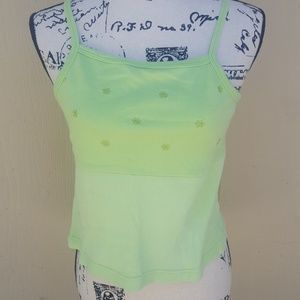 3 for $15 Neon green camisole